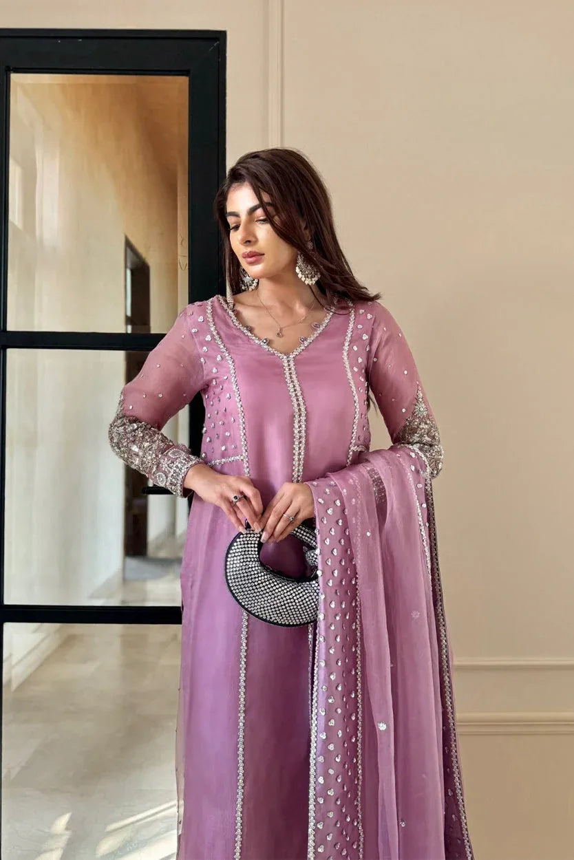 Muntaha | Zara Semi Formals | Maina - Aqsa Fabrics