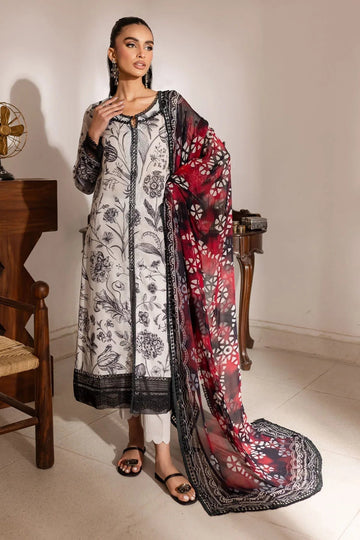 Nureh | Printed Lawn 25 | SP-144 - Aqsa Fabrics