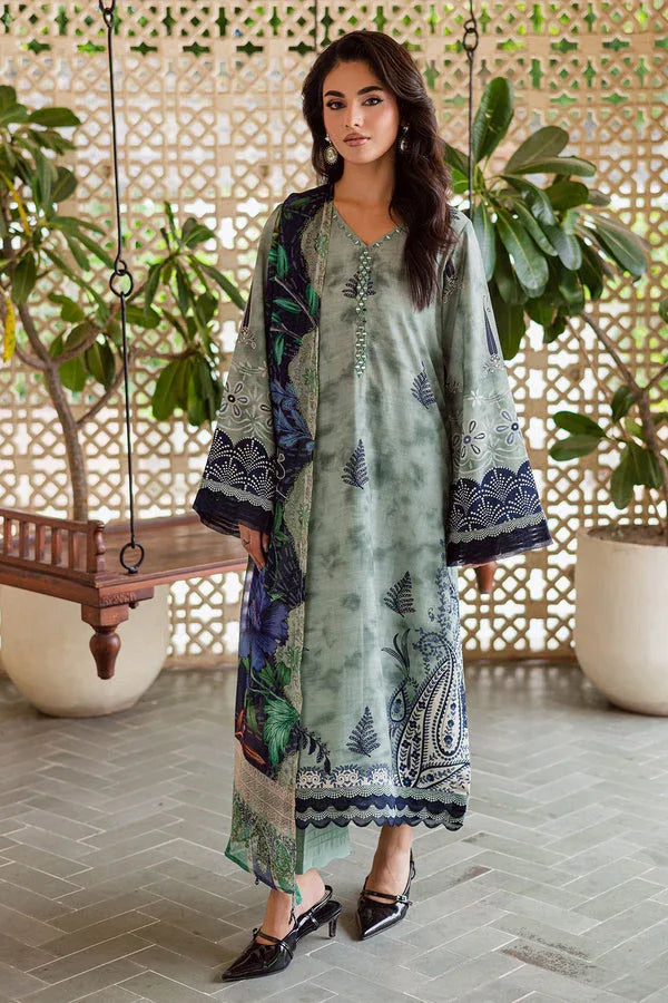 Nureh | Signature Printed Linen | SP-164 - Aqsa Fabrics