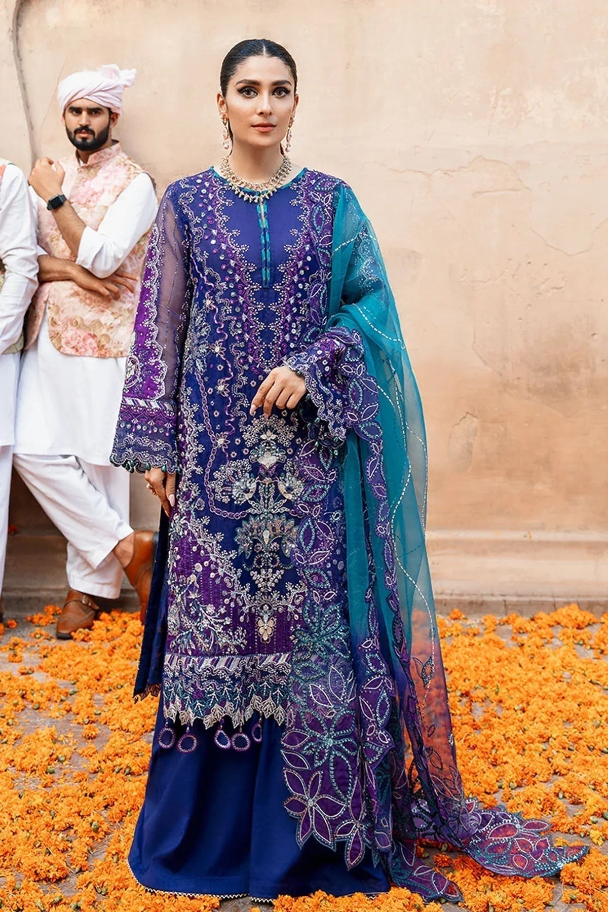 Nureh | Jhoomro Wedding Formals | Neelum - Aqsa Fabrics