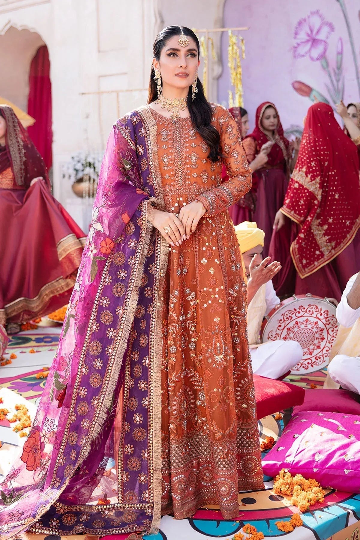 Nureh | Jhoomro 25' | Naubahar - Aqsa Fabrics