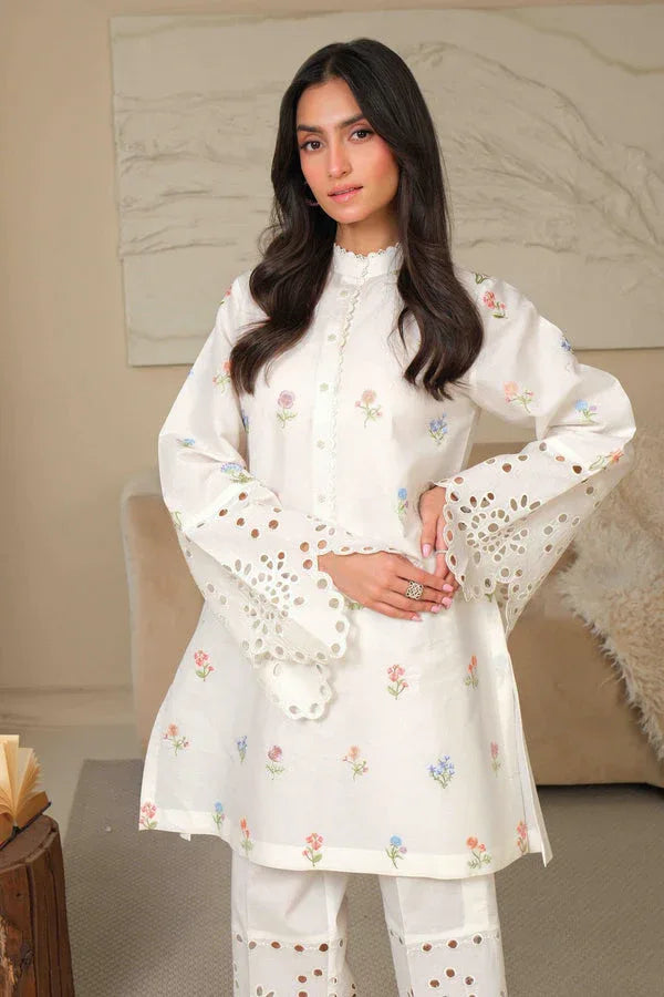 Noor by Saadia Asad | Noor Pret 25 | D7 - Pristine Flora - Aqsa Fabrics