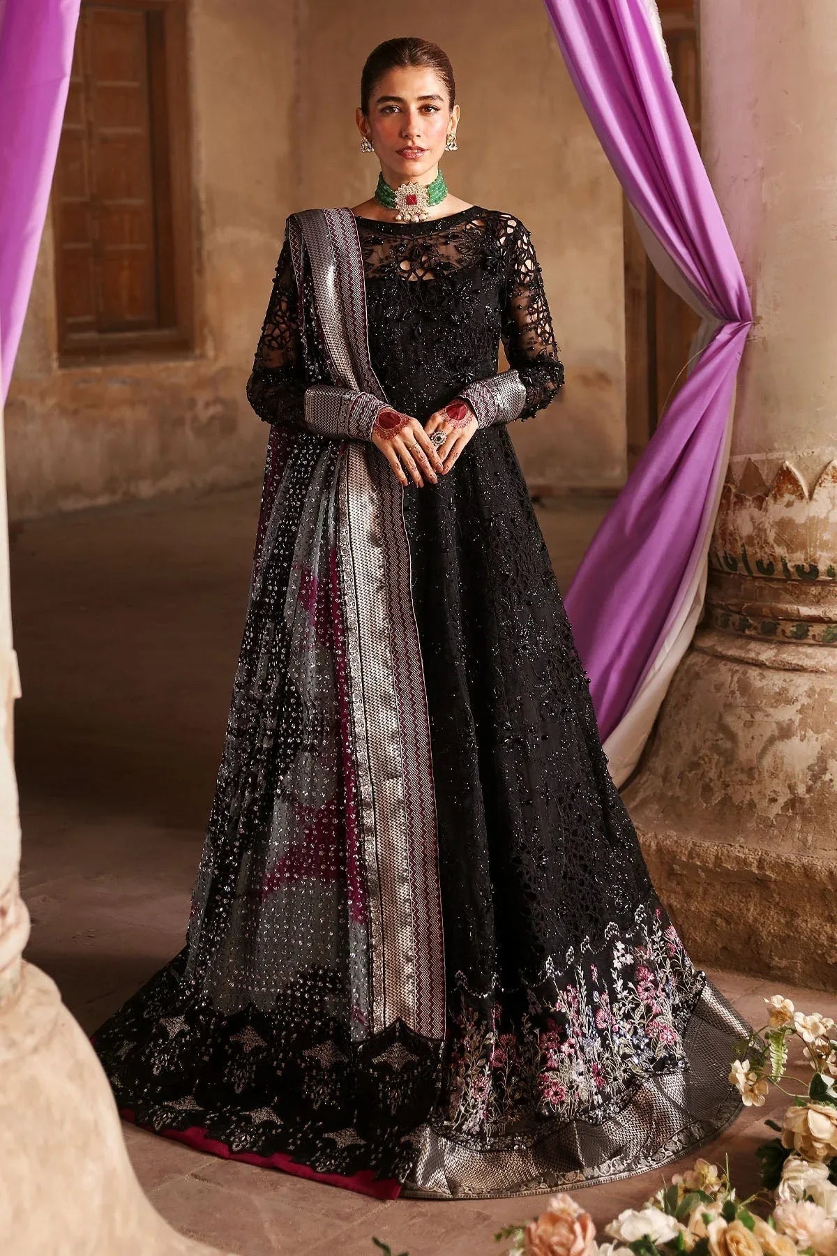 Nureh | Jhoomro Wedding Formals | NL-73 MAYA - Aqsa Fabrics