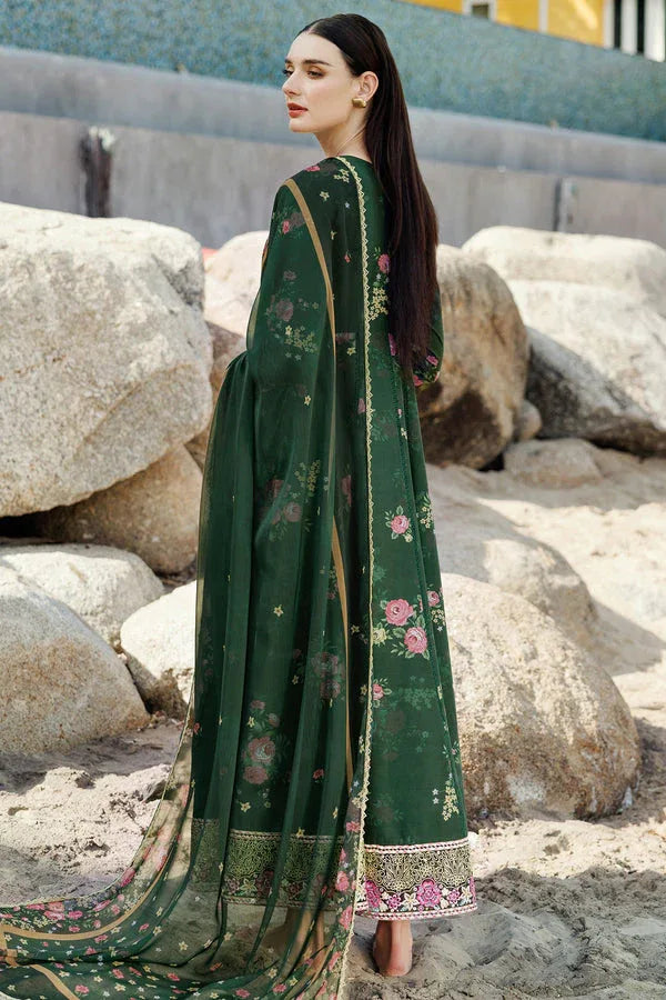 Farasha | Printed Essentials | Mystic Pine - Aqsa Fabrics