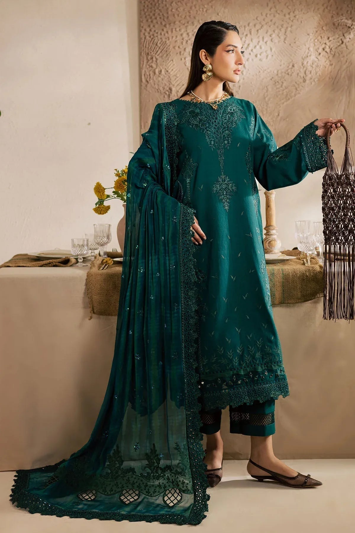 Nureh | Karandi Collection | NE-220 - Aqsa Fabrics
