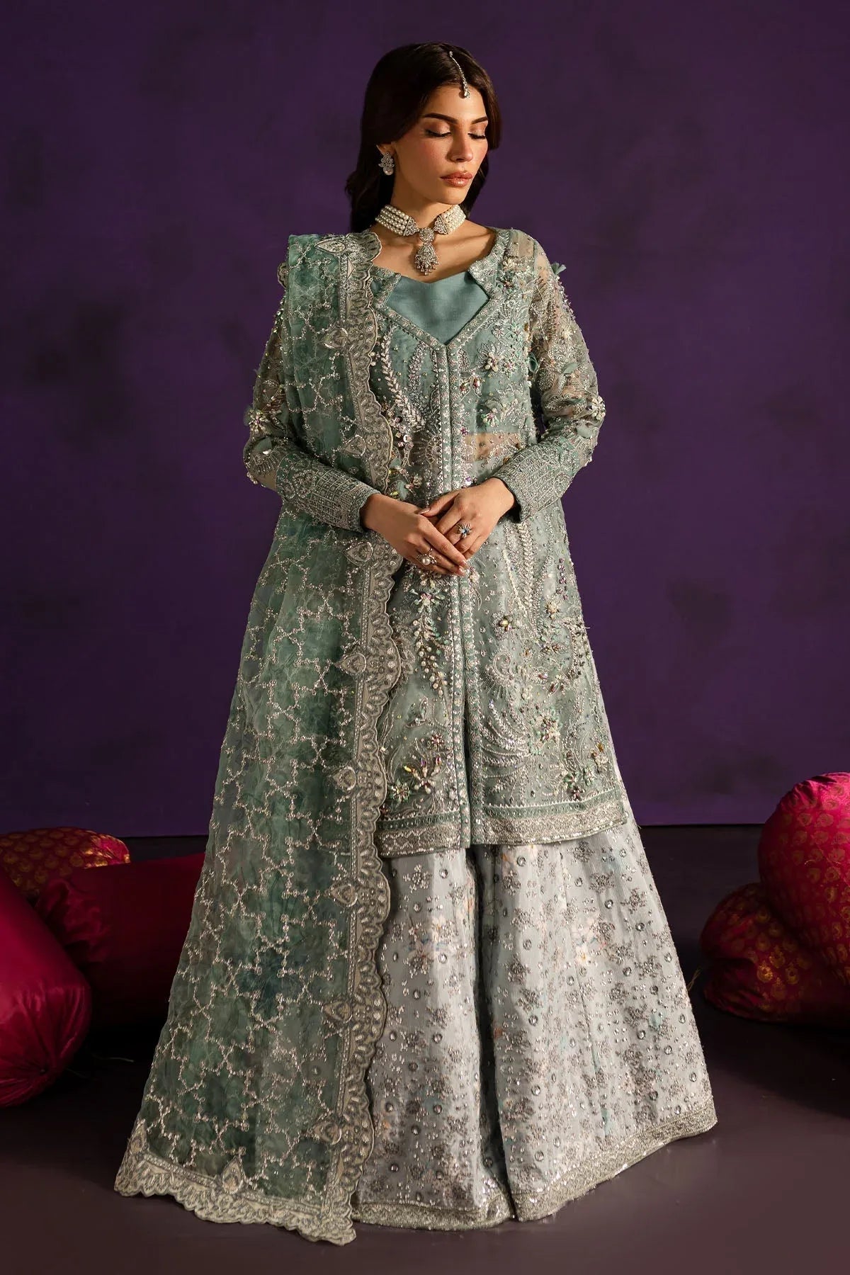 Nureh | Wedding Formals 24 | FP-146 - Aqsa Fabrics