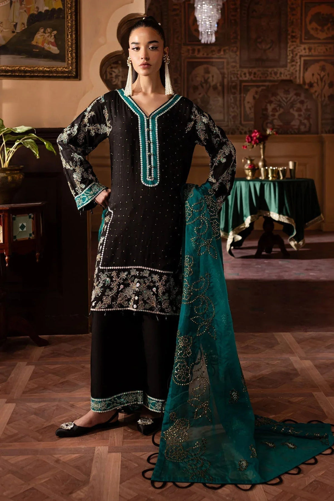 Nureh | Nur Mahal Formals |  NE-140 - Aqsa Fabrics