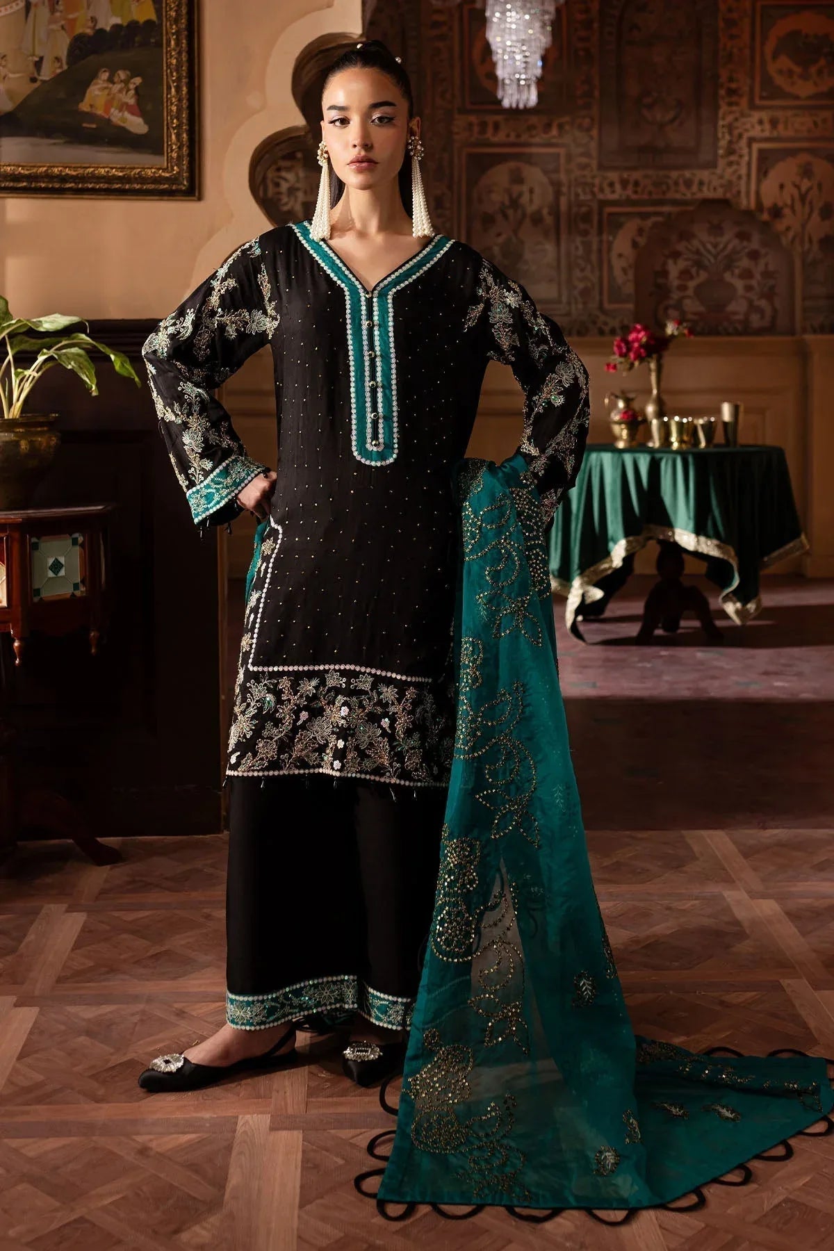 Nureh | Nur Mahal Formals |  NE-140 - Aqsa Fabrics