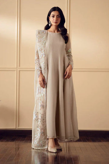 Baroque | Luxury Pret 25 | EMBROIDERED CHIFFON PR-893 - Aqsa Fabrics