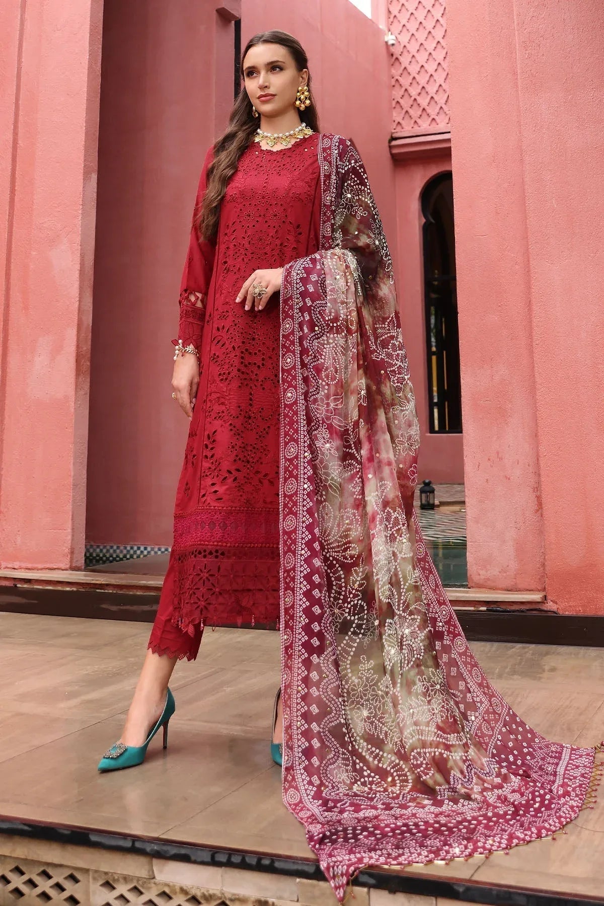 Nureh | Bazaar Lawn 25 | NE-109 - Aqsa Fabrics