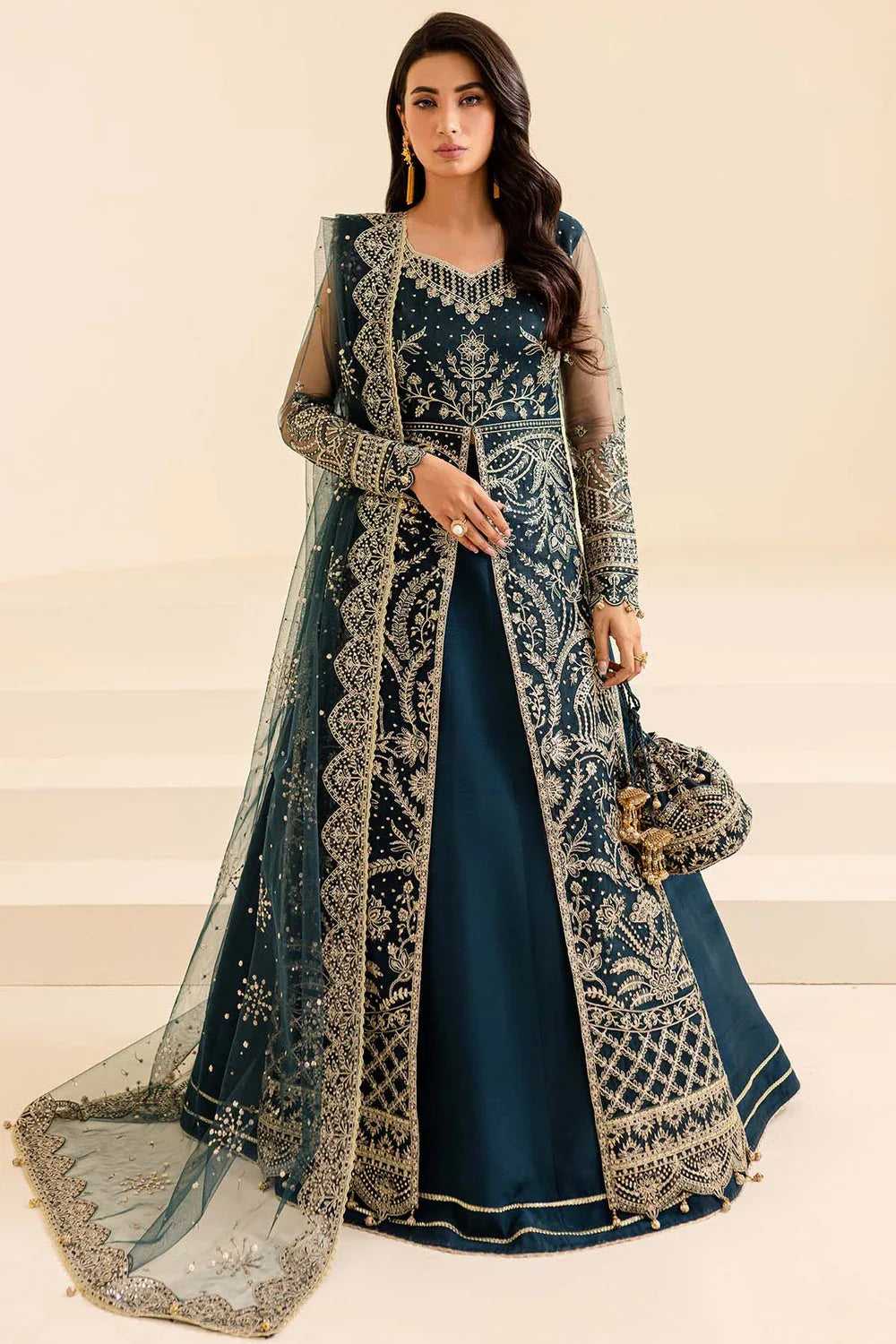 Farasha | Lumiere Formals | Petal Dream - Aqsa Fabrics