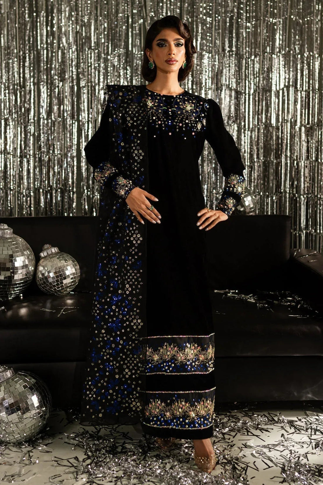 Nureh | Fancy Formals | Moonbeam TW-08 - Aqsa Fabrics