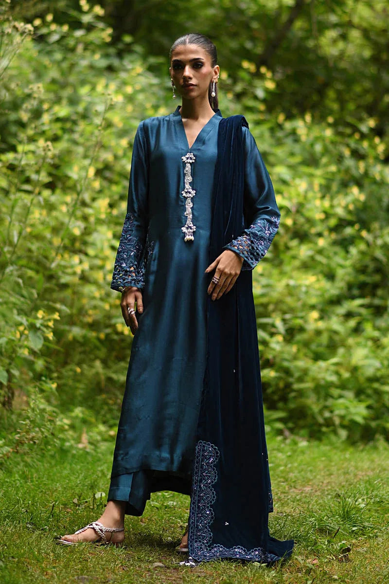 Hue Pret | Farasha Luxury Winter | Mina - Aqsa Fabrics