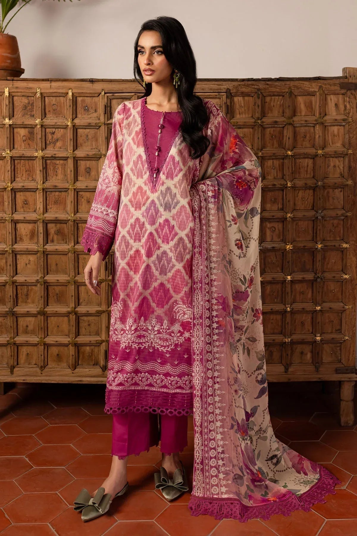 Nureh | Printed lawn 25 | SP-137 - Aqsa Fabrics