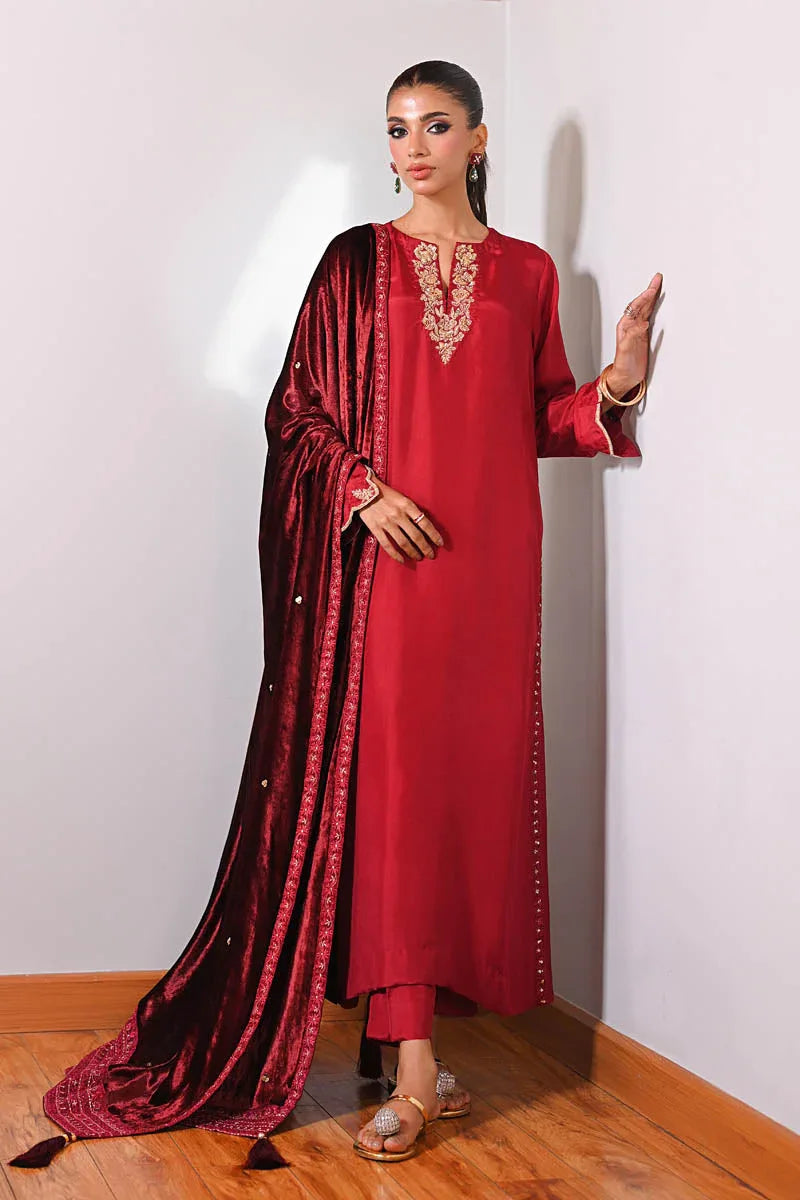 Hue Pret | Farasha Luxury Winter | Nurgul - Aqsa Fabrics