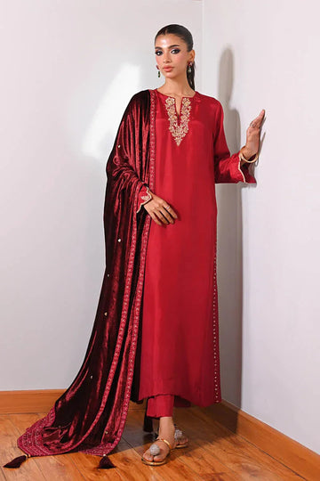 Hue Pret | Farasha Luxury Winter | Nurgul - Aqsa Fabrics