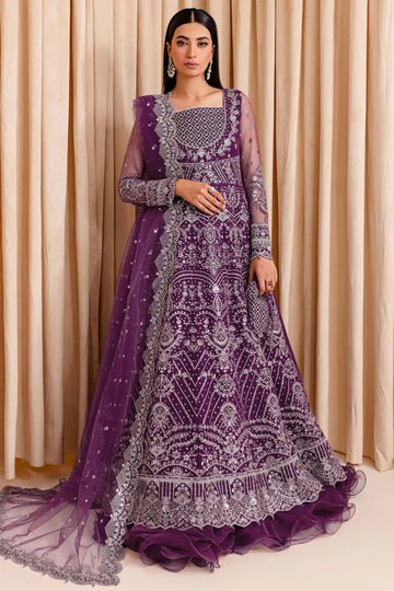 Farasha | Lumiere Formals | Plum Passion - Aqsa Fabrics