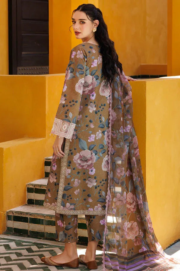 Farasha | Printed Essentials | Fawn Bliss - Aqsa Fabrics