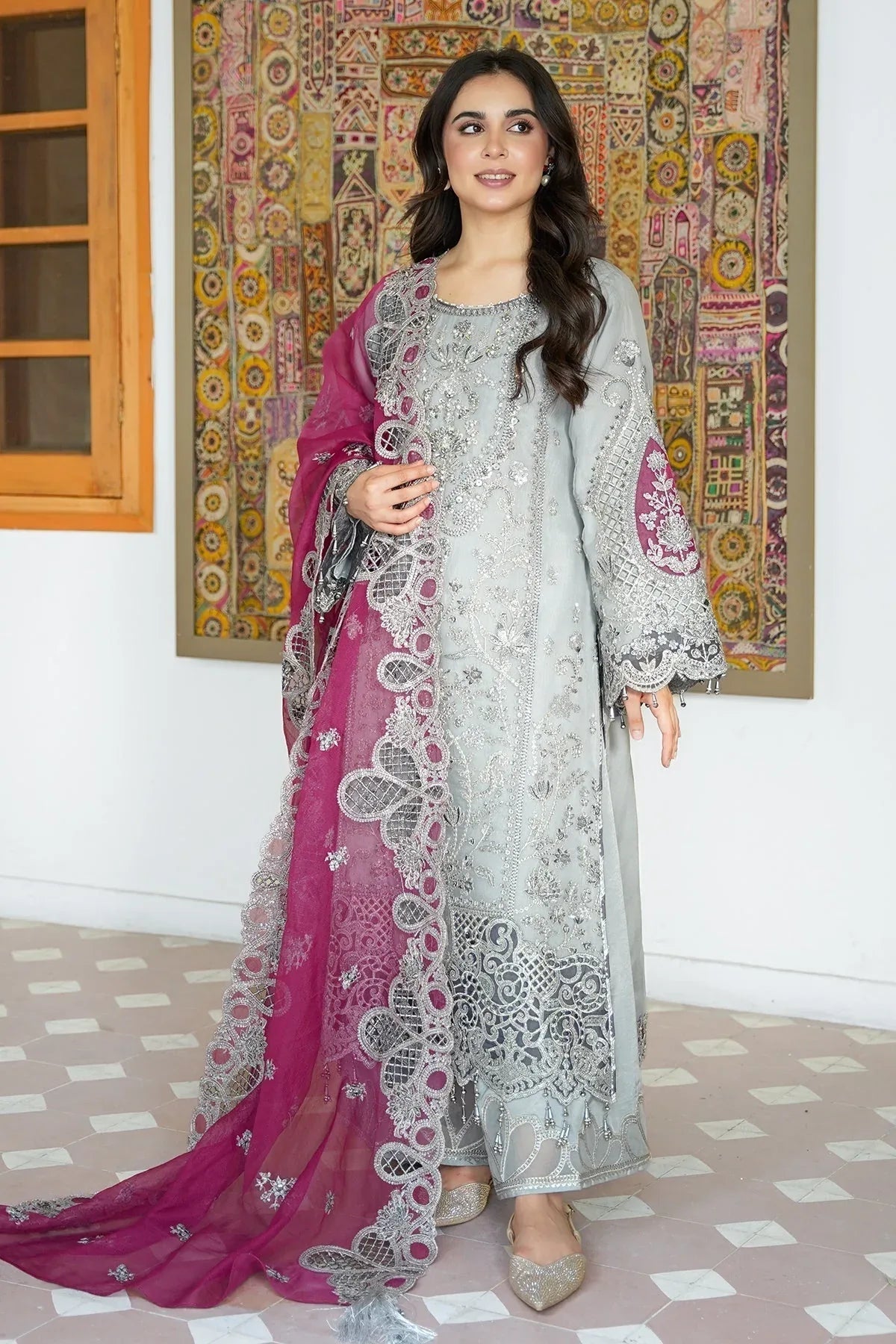 Imrozia Premium | Meeras Luxury Eid 25 | I-228 ZAREEN - Aqsa Fabrics