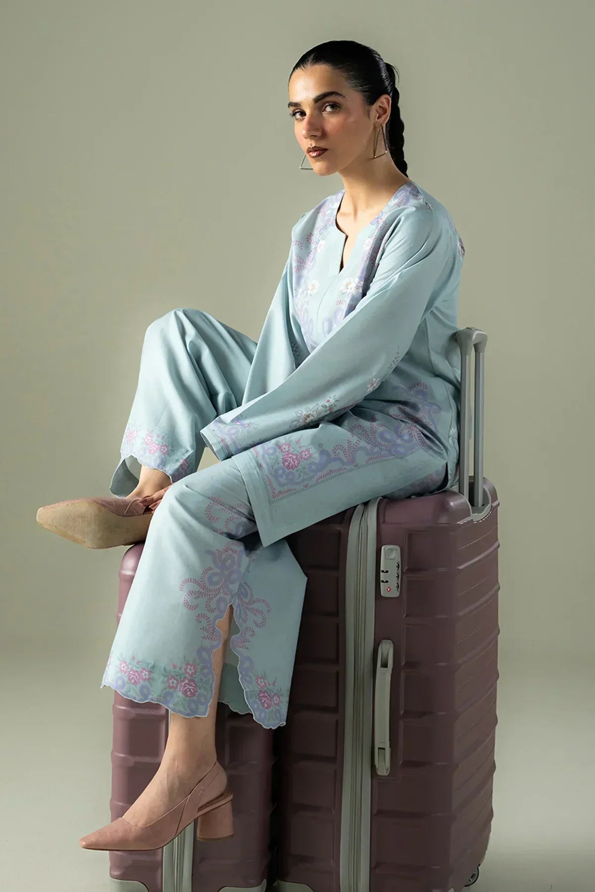 Afrozeh | Cords | Misty - Aqsa Fabrics