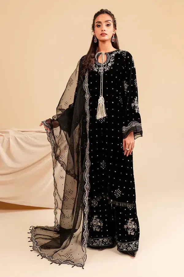 Nureh | Shades of Winter | Sheesh - Aqsa Fabrics