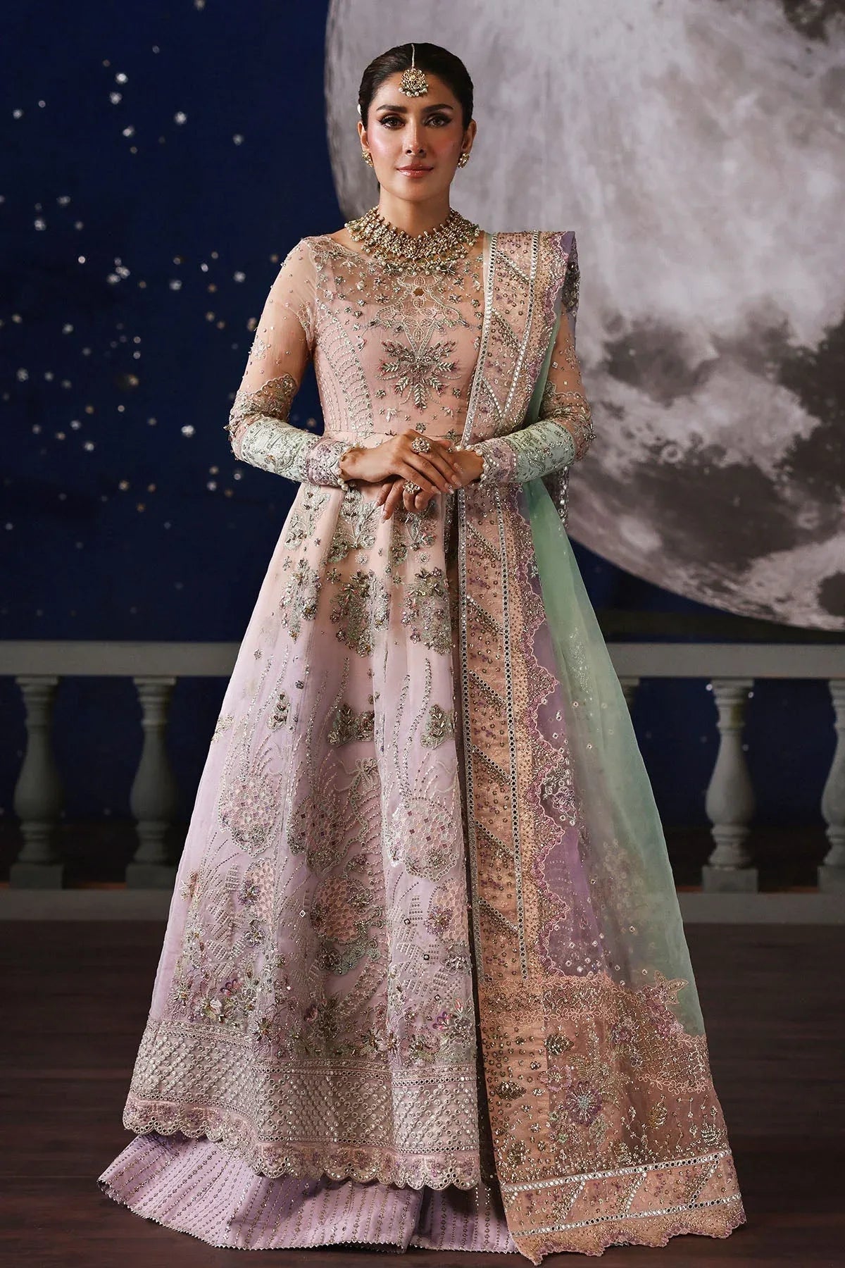 Nureh | Jhoomro 25' | NL-81 Daria - Aqsa Fabrics