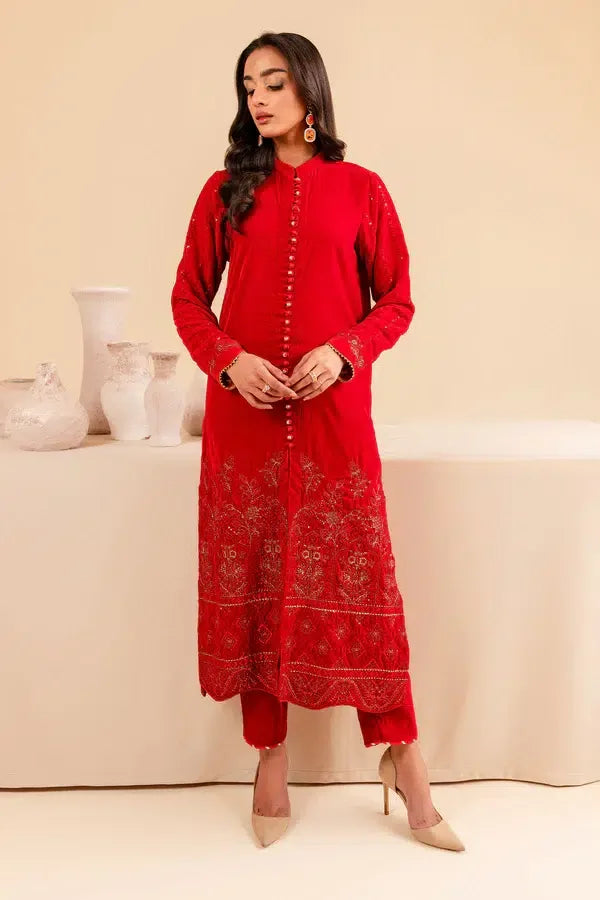 Nureh | Shades of Winter | Omairah - Aqsa Fabrics