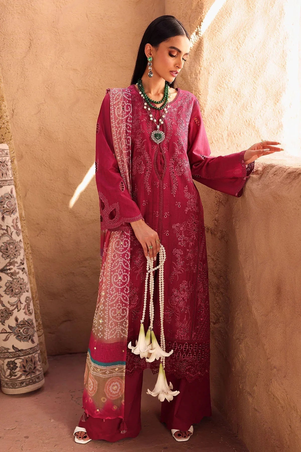 Nureh | Bazaar Lawn | NE-158 - Aqsa Fabrics