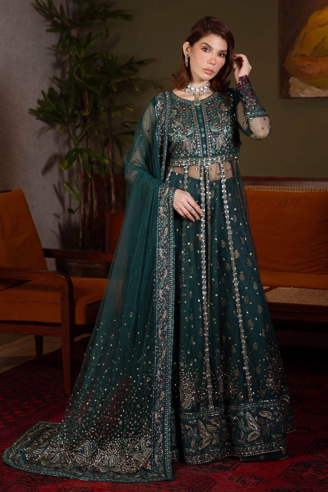 Nureh | Elaya Formals | NEL-84 - Aqsa Fabrics