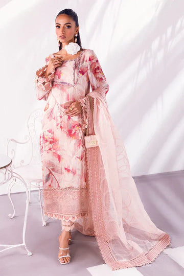 Nureh | Ballerina Formals | Oak Mist - Aqsa Fabrics