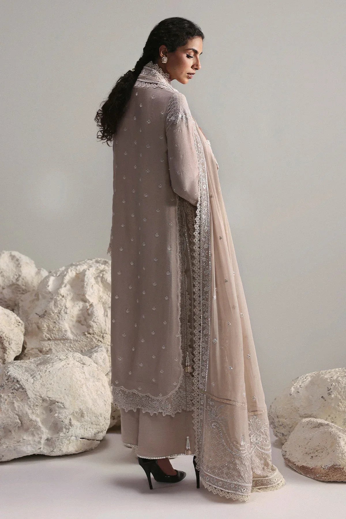 Afrozeh | Slate Ready to Wear | Xavian - Aqsa Fabrics