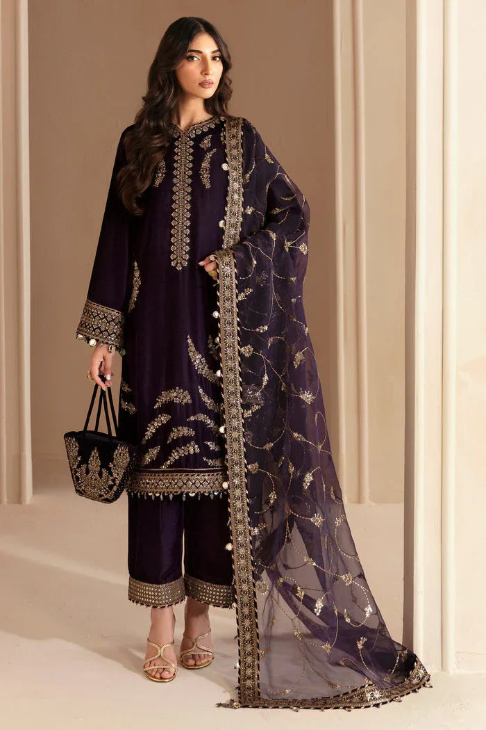 Jazmin | Velvet Edit 24 | VF-2026 - Aqsa Fabrics