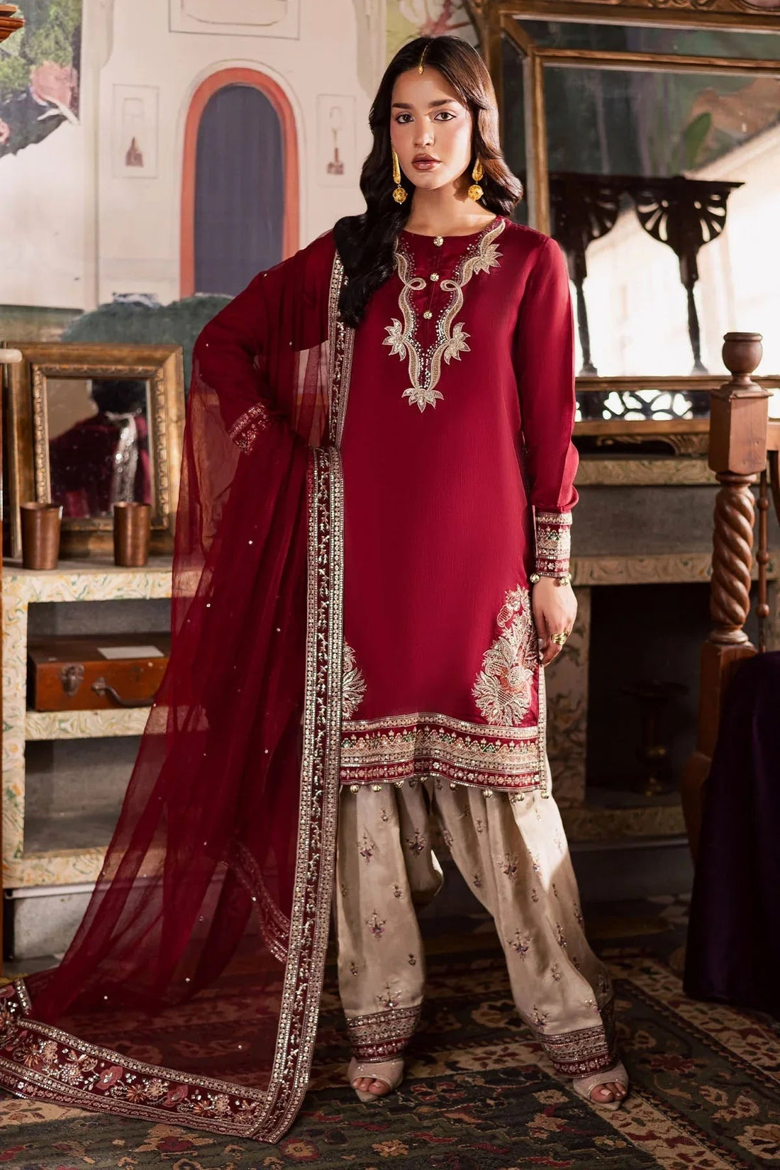 Nureh | Nur Mahal | NE-193 - Aqsa Fabrics