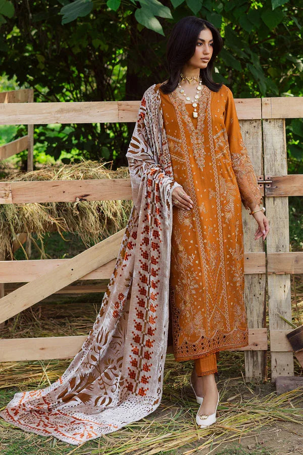 Nureh | Exclusive Leather Peach | NE-188 - Aqsa Fabrics