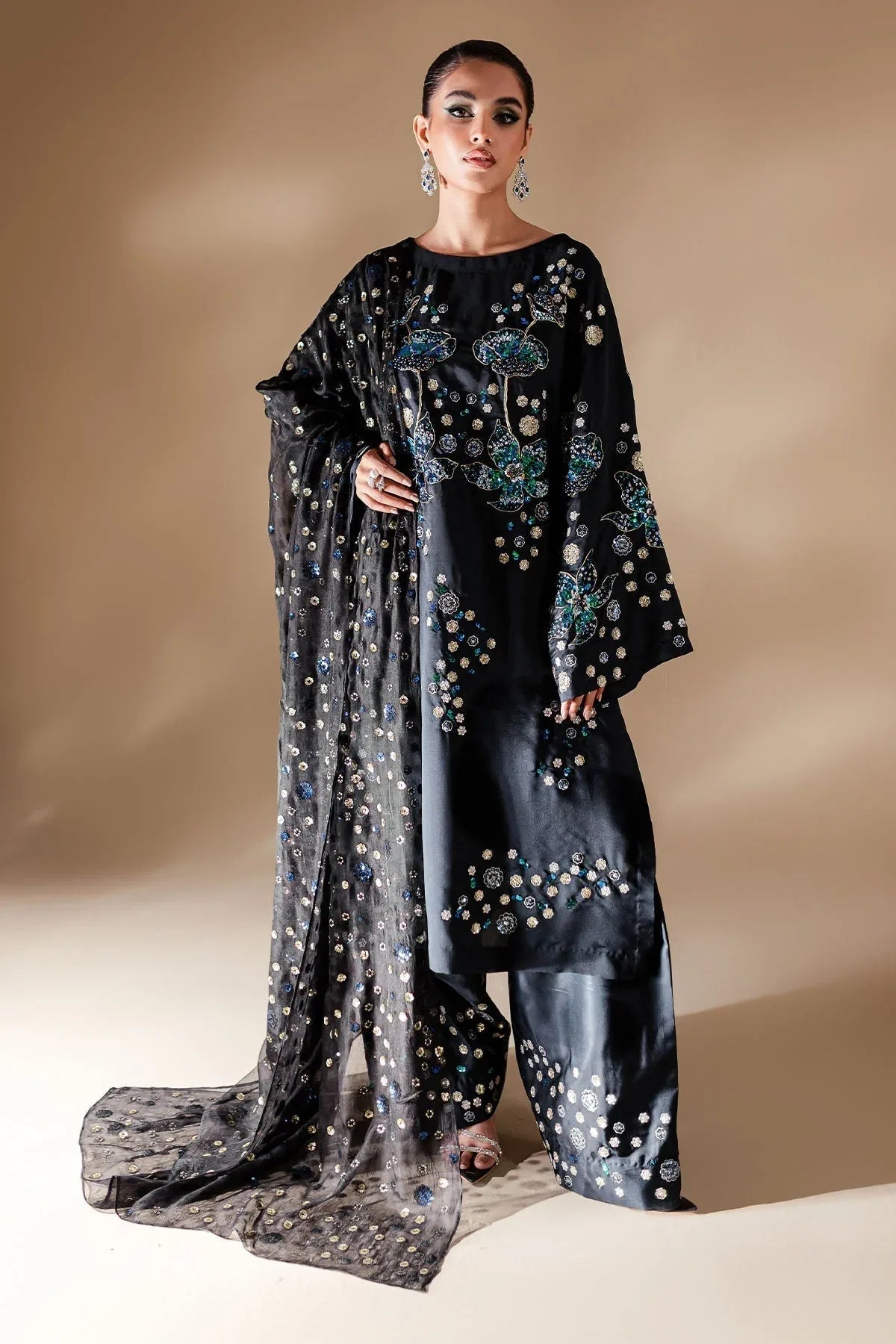 Nureh | Tiny Twinkles | INTENSE - Aqsa Fabrics