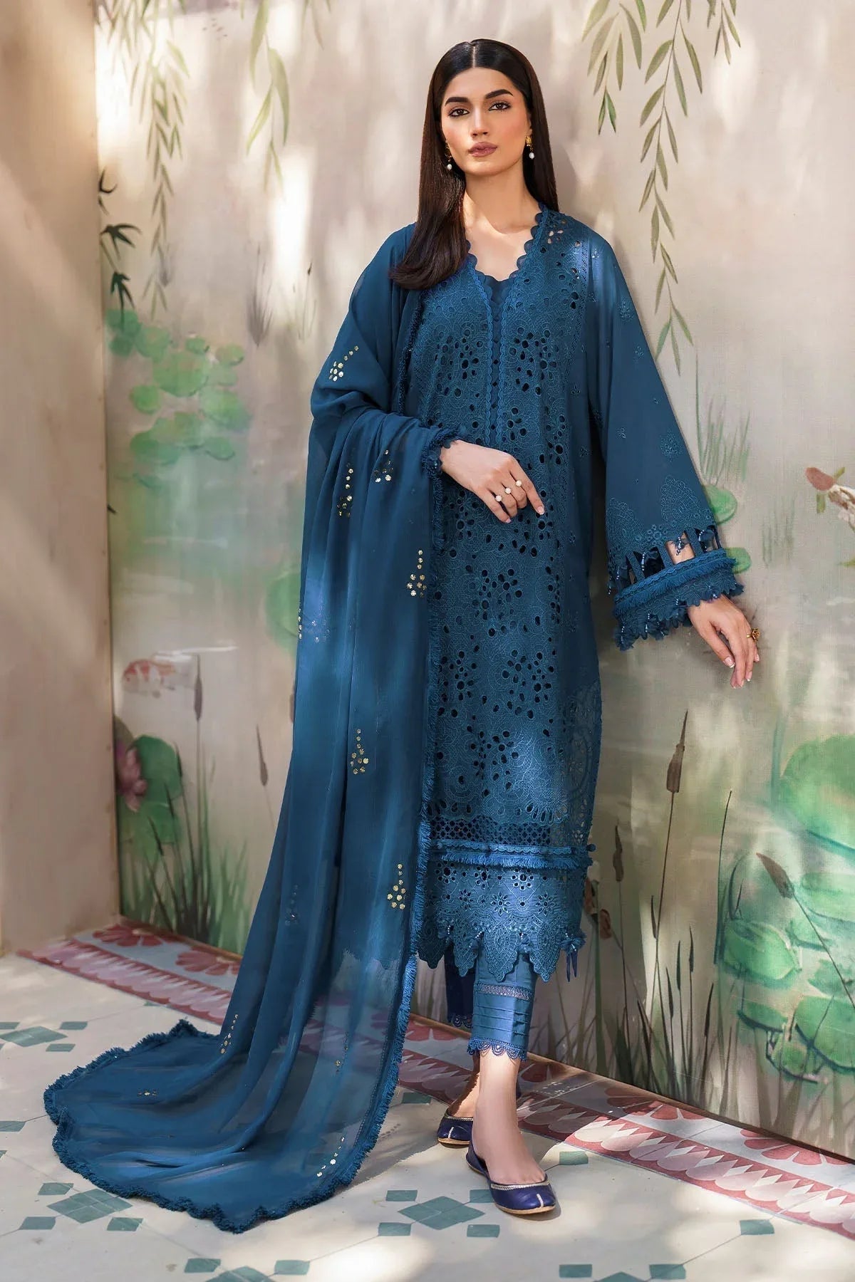 Nureh | Bazaar Lawn | NS-137 - Aqsa Fabrics