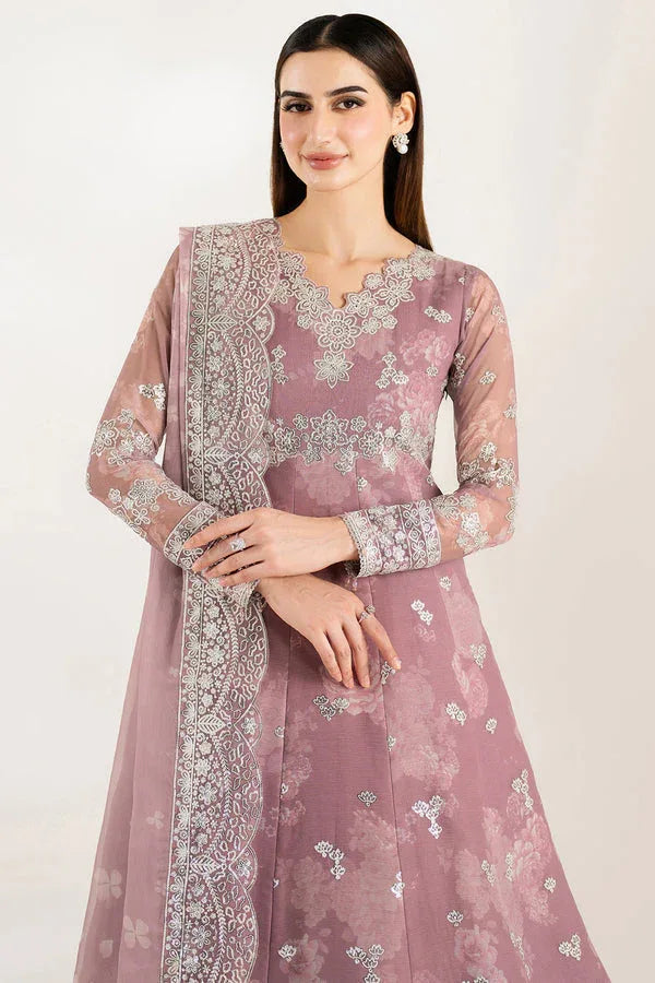 Farasha | Fiorella Formals | Rosy Spark - Aqsa Fabrics