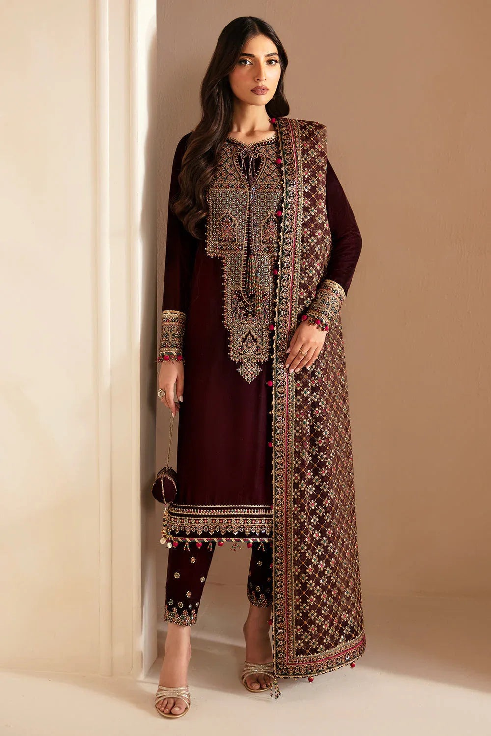 Jazmin | Velvet Edit 24 |  Velvet Formal VF-2022 - Aqsa Fabrics