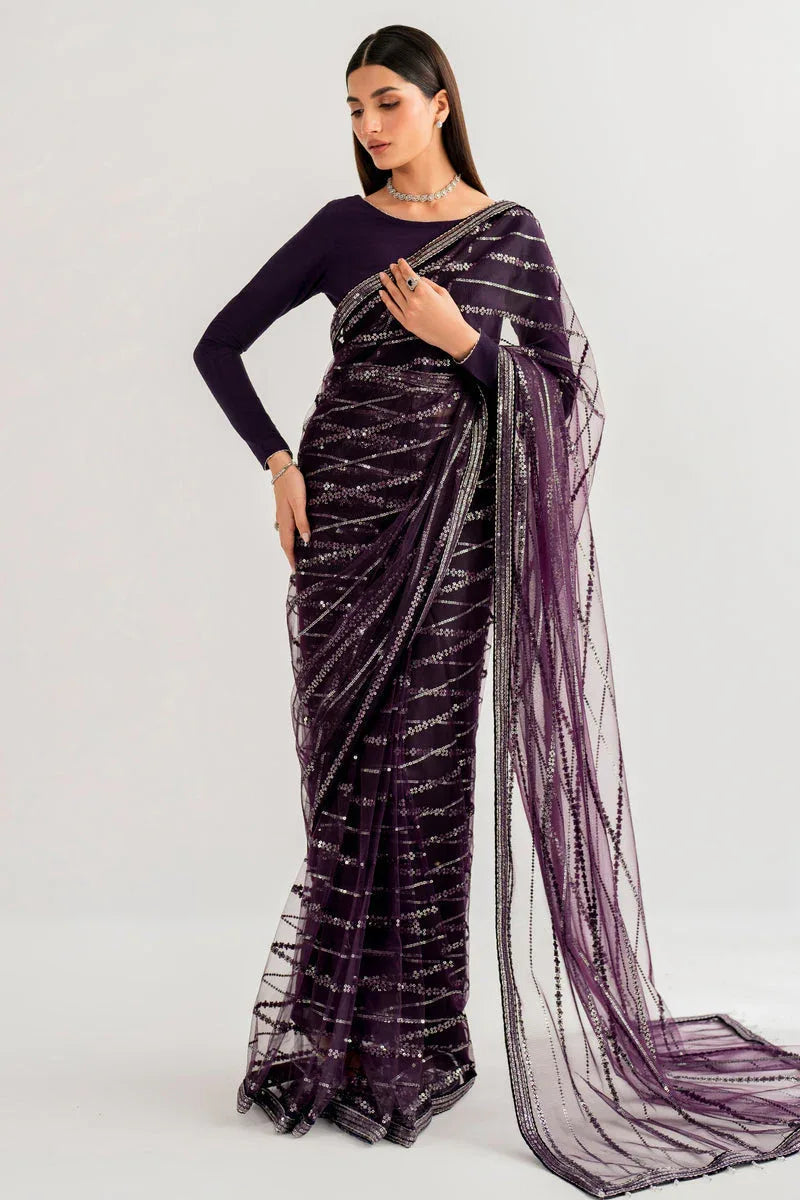 Jazmin | Formals Collection | Raw Silk UR-7026 - Aqsa Fabrics