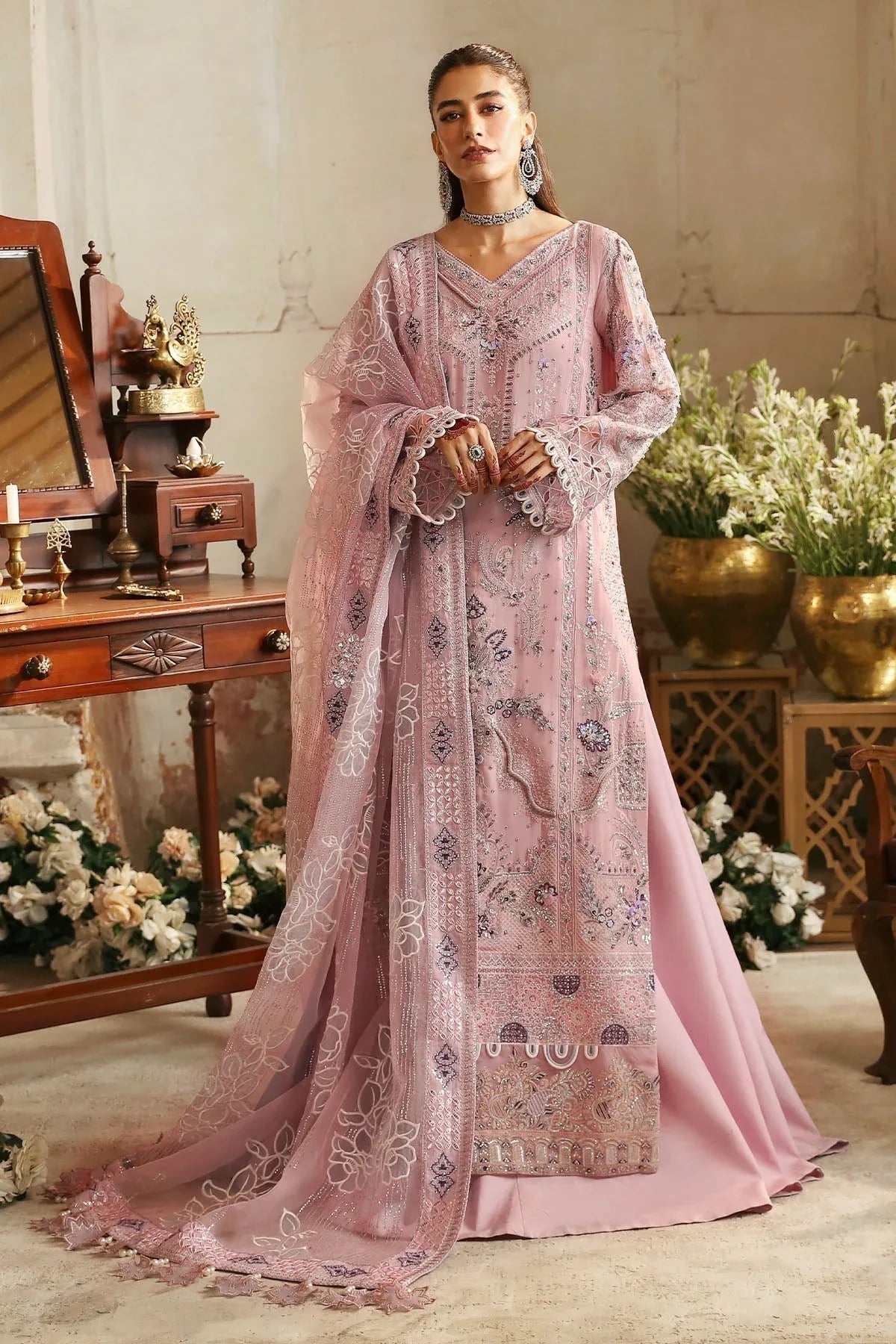 Nureh | Jhoomro Wedding Formals | NL-69 RANIA - Aqsa Fabrics