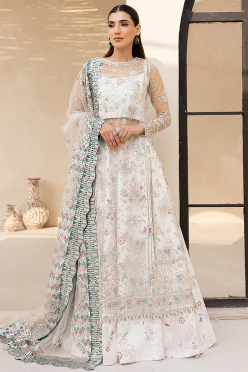 Farasha | Lu Zella Premium Formals 25 | Moonlight Mist - Aqsa Fabrics
