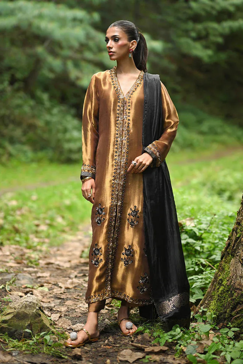 Hue Pret | Farasha Luxury Winter | Nawal - Aqsa Fabrics