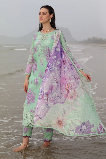 Nureh | Gardenia Embroidered Lawn 25 | NSG-174 - Aqsa Fabrics