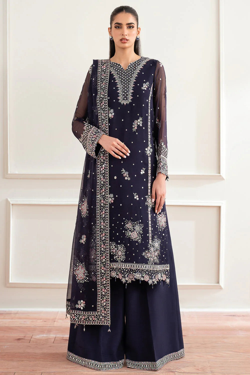 Farasha | Essence Formals 25 | Serene Wave - Aqsa Fabrics