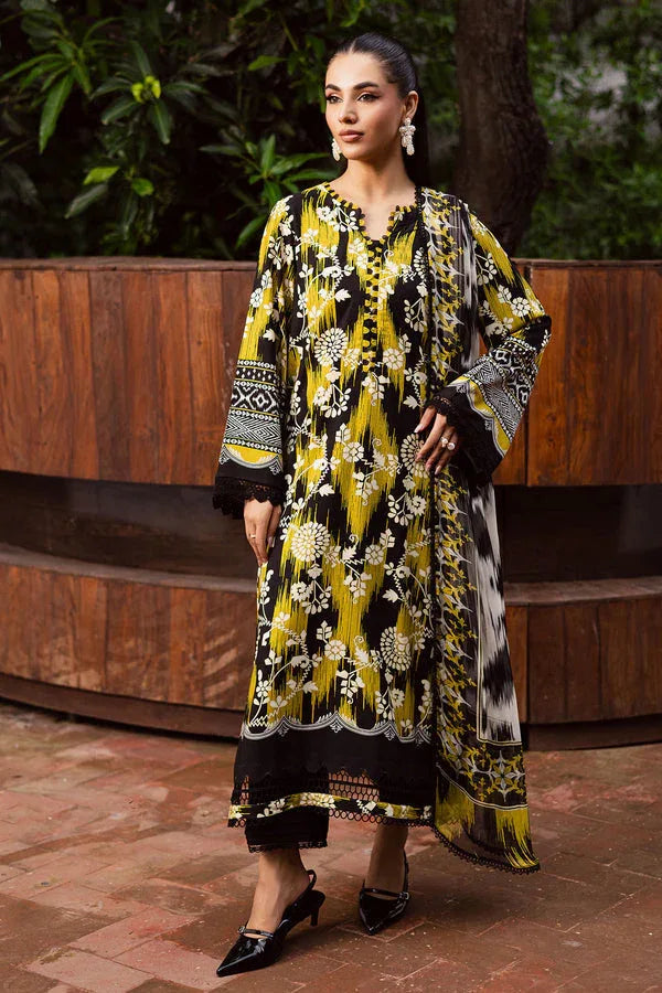 Nureh | Signature Printed Linen | SP-168 - Aqsa Fabrics