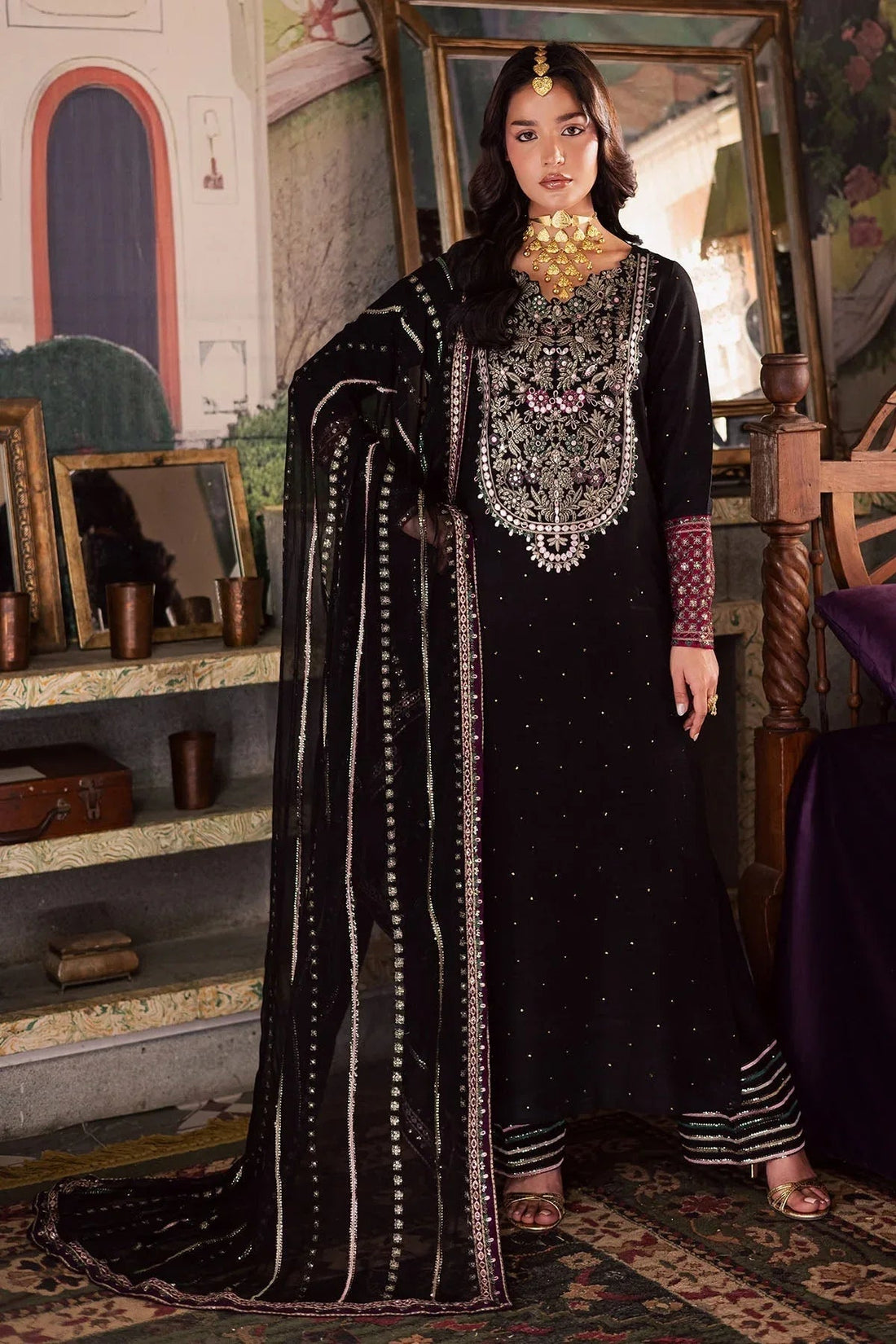 Nureh | Nur Mahal | NE-197 - Aqsa Fabrics
