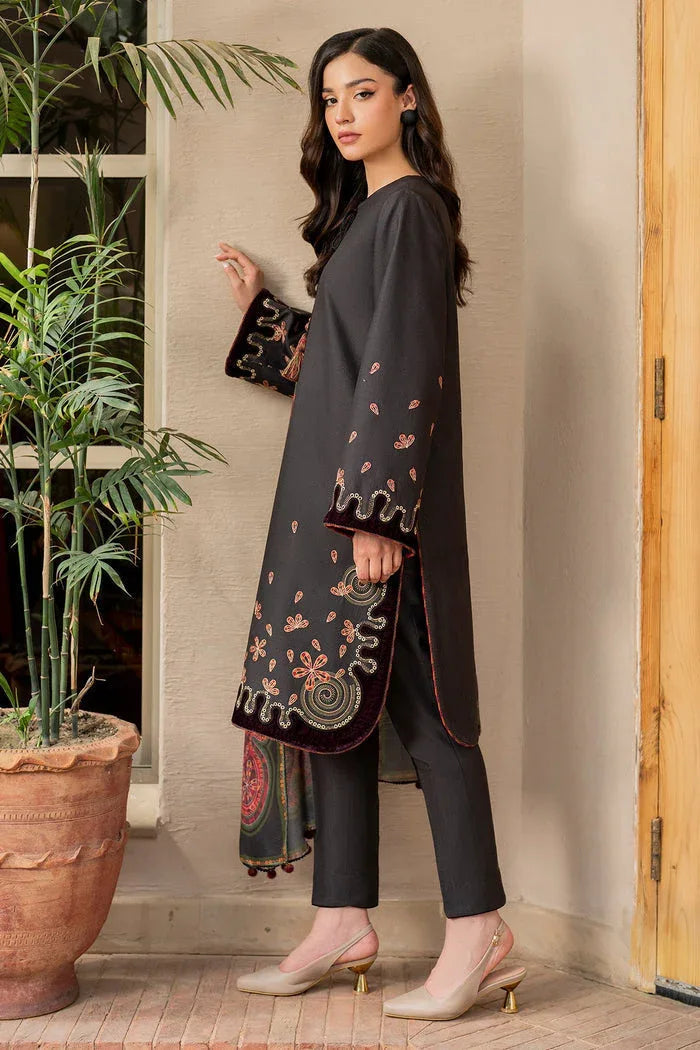 Jazmin | Winter Edition 24 | KHADDAR UW-0047 - Aqsa Fabrics