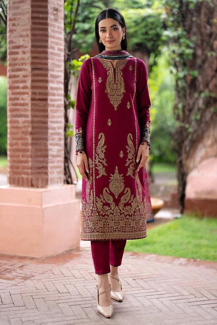 Jazmin | Winter Edition 24 | KHADDAR UW-0069 - Aqsa Fabrics