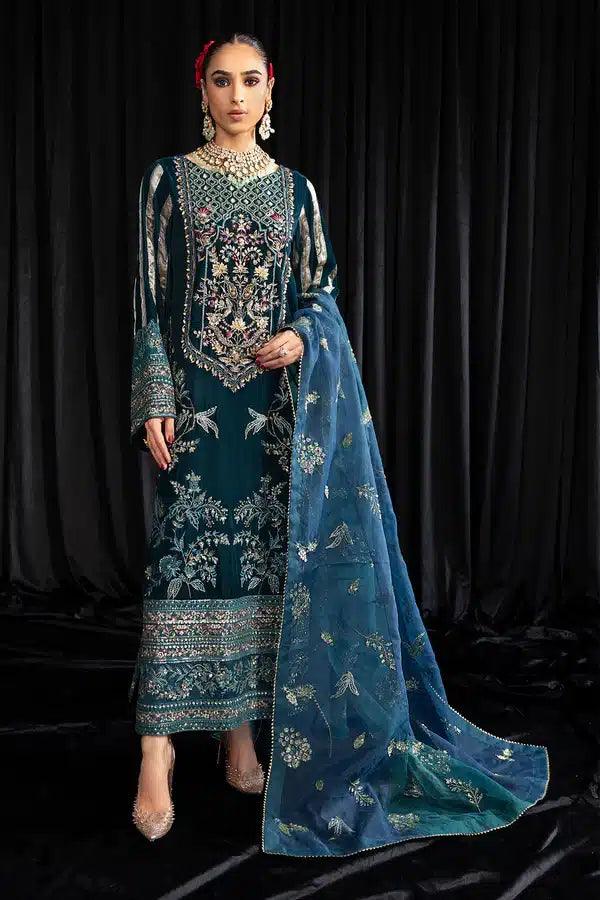 Nureh | Maya Velvet 23 | Lehar - Aqsa Fabrics