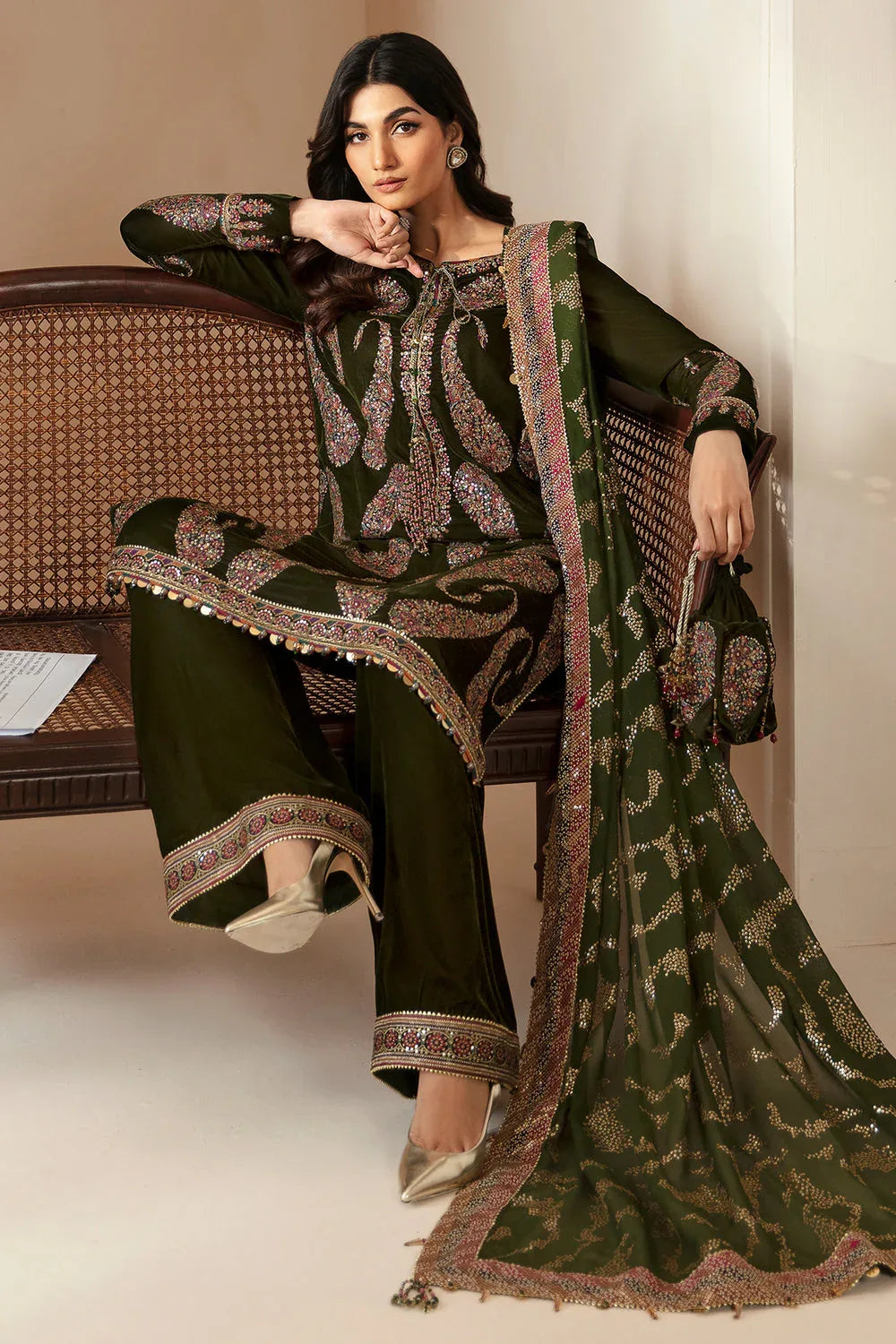 Jazmin | Velvet Edit 24 |  Velvet Formal VF-2023 - Aqsa Fabrics